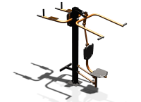 Уличный тренажер "Верхняя тяга Брусья Пресс" УТ339 в Мурманске