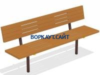 Диван уличный МАФ 1608 в Мурманске