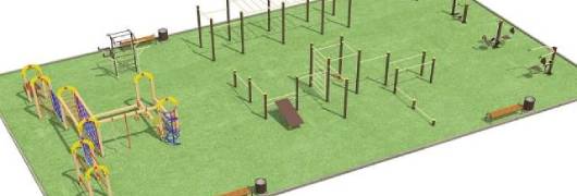 Проект спортивной площадки для любого возраста в Мурманске