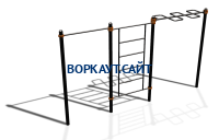 Спортивный комплекс воркаут ВС-129 в Мурманске