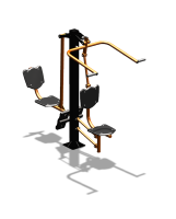 Уличный тренажер "Верхняя тяга Жим ногами" УТ322 в Мурманске