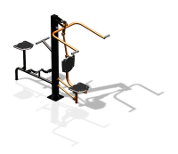 Уличный тренажер "Верхняя тяга Вело" УТ340 в Мурманске