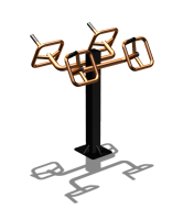 Уличный тренажер  "Штурвал двойной"  УТ201 в Мурманске