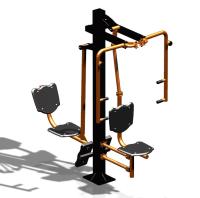 Уличный тренажер "Баттерфляй Жим ног" УТ347 в Мурманске