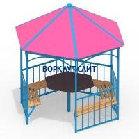 Беседка со столом и лавками МАФ 4121 в Мурманске