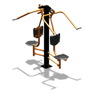 Уличный тренажер  "Верхняя тяга двойная"  УТ207 в Мурманске