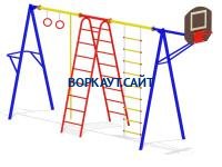 Гимнастический комплекс с баскетбольным щитом МАФ 3001 в Мурманске