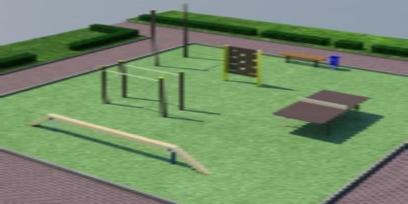 Проект спортплощадки мини спорт  в Мурманске