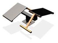 Уличный тренажер  "Скамья для пресса двойная"   УТ213 в Мурманске