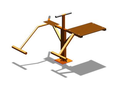 Уличный тренажер "Пресс Гиперэкстензия" УТ327 в Мурманске