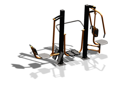 Уличный тренажер "Жим ногами Шагомер Жим от груди" УТ333 в Мурманске