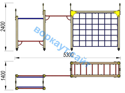 Детский спортивный комплекс Атлет ДСК 3106 в Мурманске
