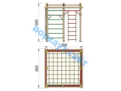 Детский спортивный комплекс ДСК 3110 в Мурманске