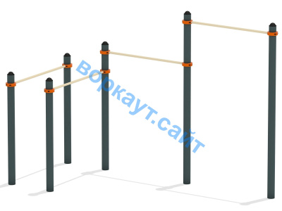 Турник двойной с брусьями ВС-17 в Мурманске