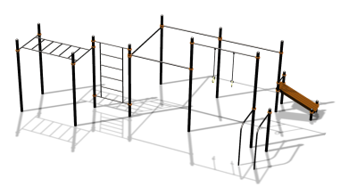 Спортивный комплекс воркаут ВС-153 в Мурманске