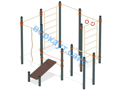 Спортивный комплекс воркаут ВС-47 в Мурманске