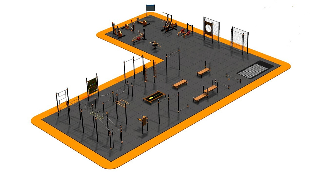 Дизайн проект спортплощадки Угловая