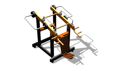 Силовой уличный тренажер  "Жим вверх"  УТ421 в Мурманске