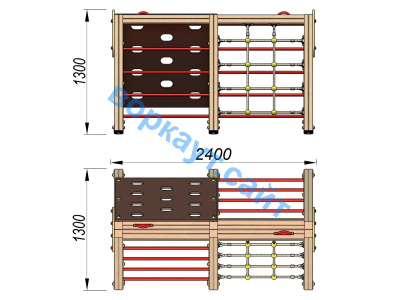 Детский спортивный комплекс ДСК 3203 в Мурманске