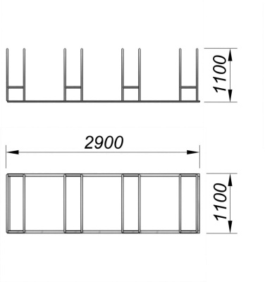 Велопарковка МАФ 6002 в Мурманске