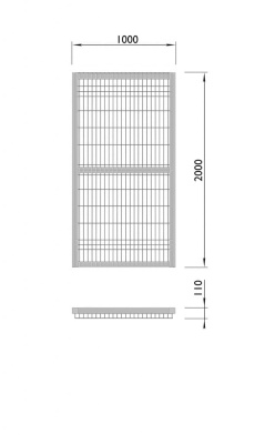 Калитка спортивной площадки МАФ 5105 в Мурманске