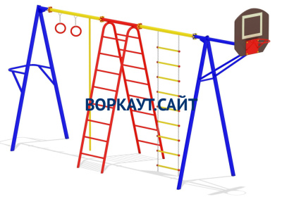 Гимнастический комплекс с баскетбольным щитом МАФ 3001 в Мурманске Гимнастический комплекс с баскетбольным щитом МАФ 3001 в Мурманске