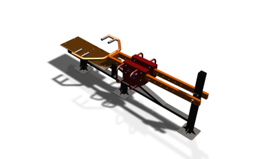 Силовой уличный тренажер  "Жим лежа"  УТ411 в Мурманске