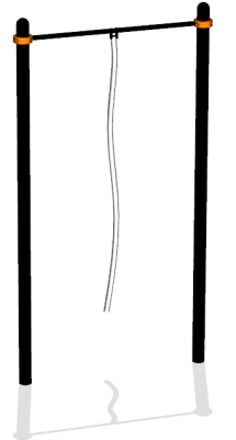 Турник с гимнастическим канатом ВС-34 в Мурманске