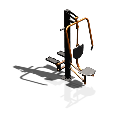 Уличный тренажер "Жим от груди Степпер" УТ342 в Мурманске