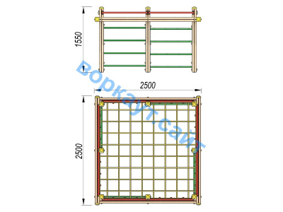 Детский спортивный комплекс ДСК 3109 в Мурманске