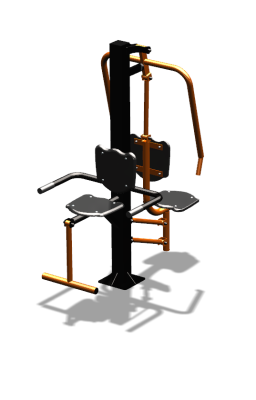 Уличный тренажер "Жим от груди Флекс" УТ324 в Мурманске