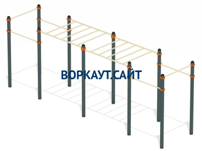 Воркаут рукоход с турниками ВС-23 в Мурманске