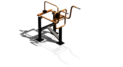 Силовой уличный тренажер  "Приседания"  УТ404 в Мурманске