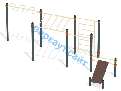 Спортивный комплекс воркаут ВС-45 в Мурманске