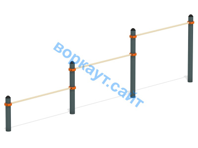 Каскад турников тройной ВС-6 в Мурманске