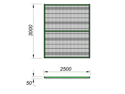 Ограждение спортивной площадки 2500х3000 МАФ 5103 в Мурманске