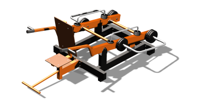 Силовой уличный тренажер  "Трицепс"  УТ424 в Мурманске