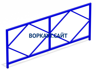 Ограждение площадки МАФ 5001 в Мурманске