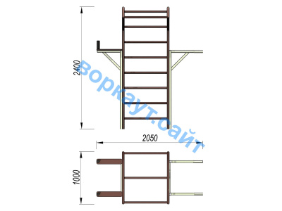 Детский спортивный комплекс 3 в 1 ДСК 3103 в Мурманске