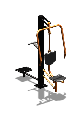 Уличный тренажер "Жим от груди Твистер" УТ328 в Мурманске