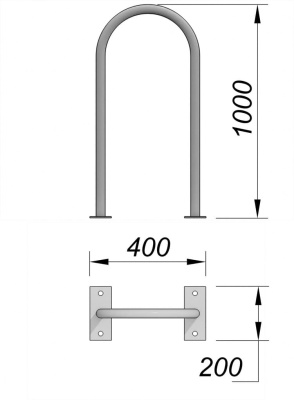 Велопарковка МАФ 6001 в Мурманске