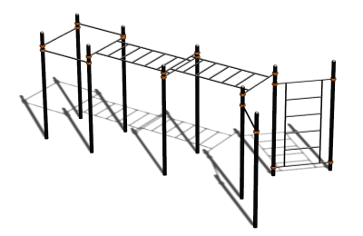 Спортивный комплекс воркаут ВС-118 в Мурманске