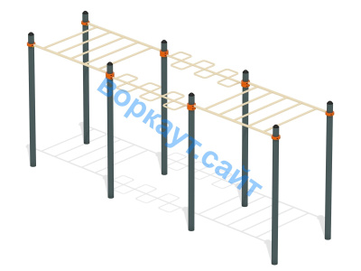 Воркаут комплекс рукоходов ВС-22 в Мурманске