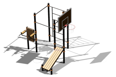 Спортивный комплекс воркаут ВС-155 в Мурманске