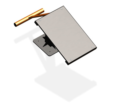 Уличный тренажер "Скамья для пресса" УТ 121 в Мурманске