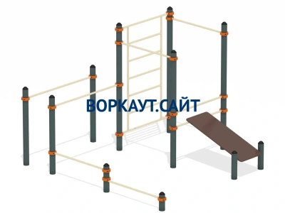 Спортивный комплекс воркаут ВС-43 в Мурманске