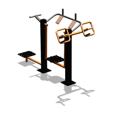 Уличный тренажер "Штурвал Пресс Супертвистер" УТ301 в Мурманске