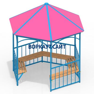 Беседка с лавками МАФ 4120 в Мурманске