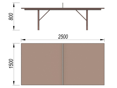 Теннисный стол МАФ 3517 в Мурманске