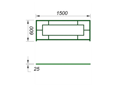 Ограждение площадки МАФ 5000 в Мурманске